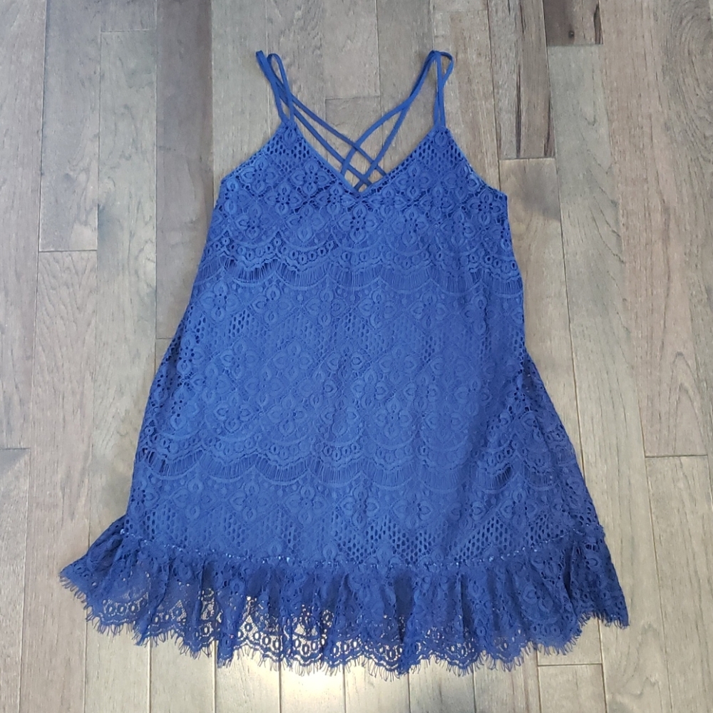 Navy nlue dress